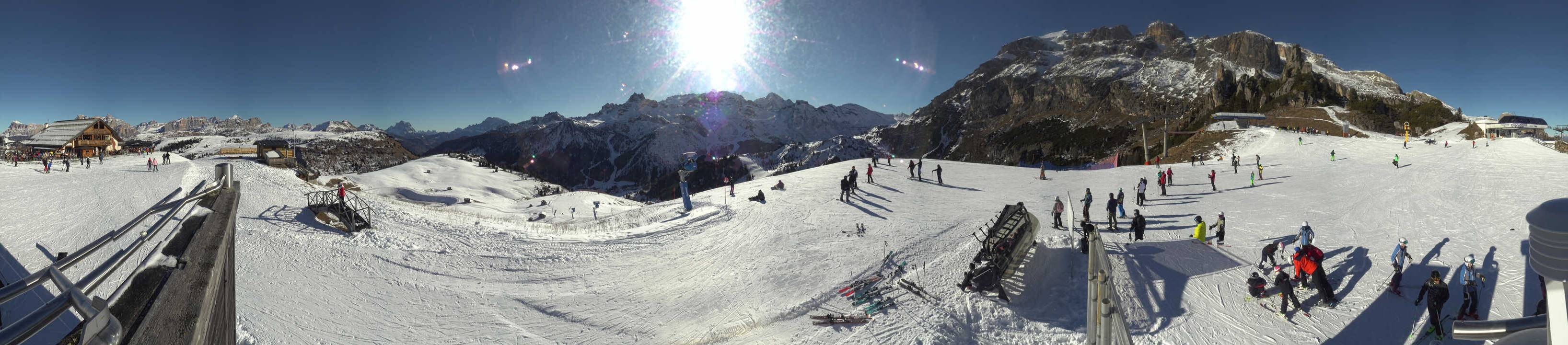 Archiv Foto Webcam Arabba - Bergrestaurant am Monte Burz