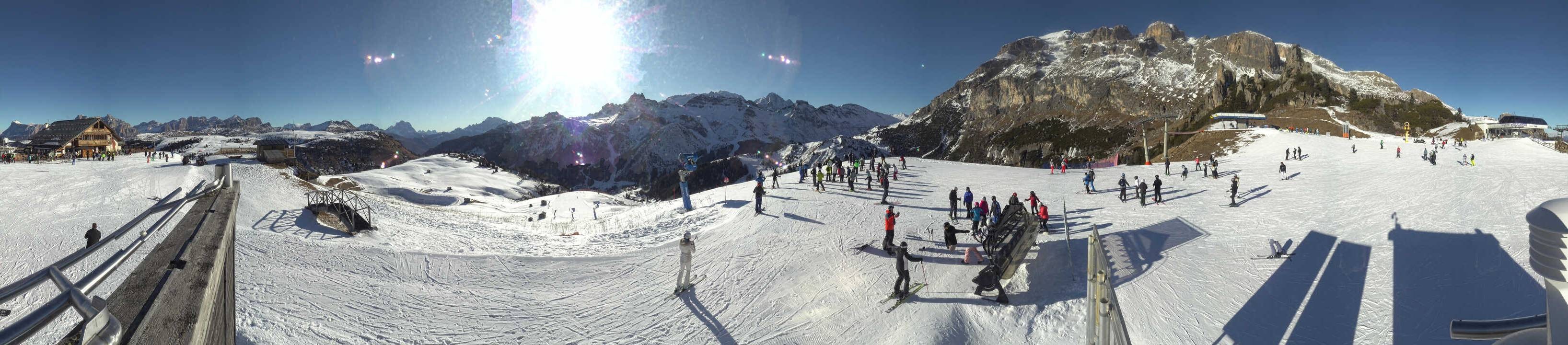 Archiv Foto Webcam Arabba - Bergrestaurant am Monte Burz