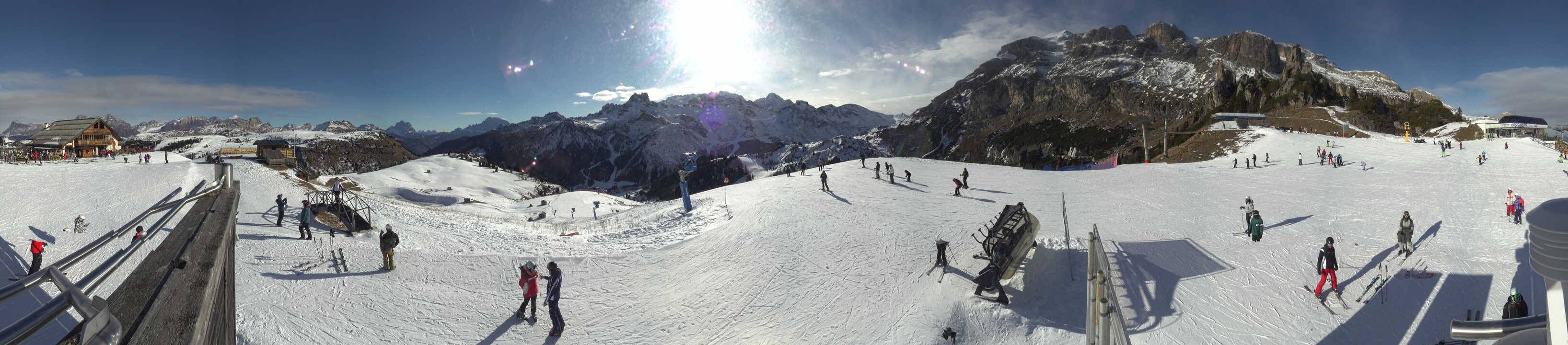 Archiv Foto Webcam Arabba - Bergrestaurant am Monte Burz