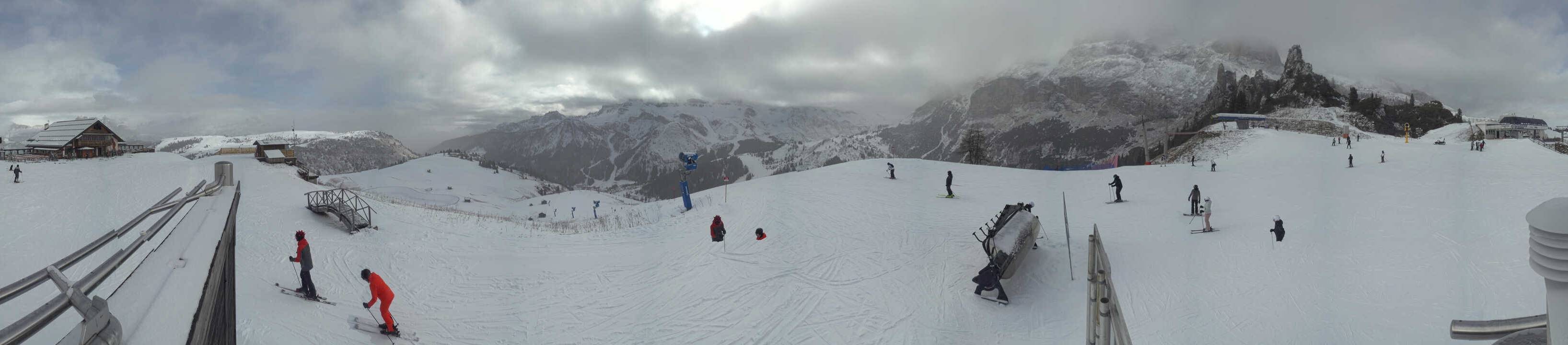 Archiv Foto Webcam Arabba - Bergrestaurant am Monte Burz