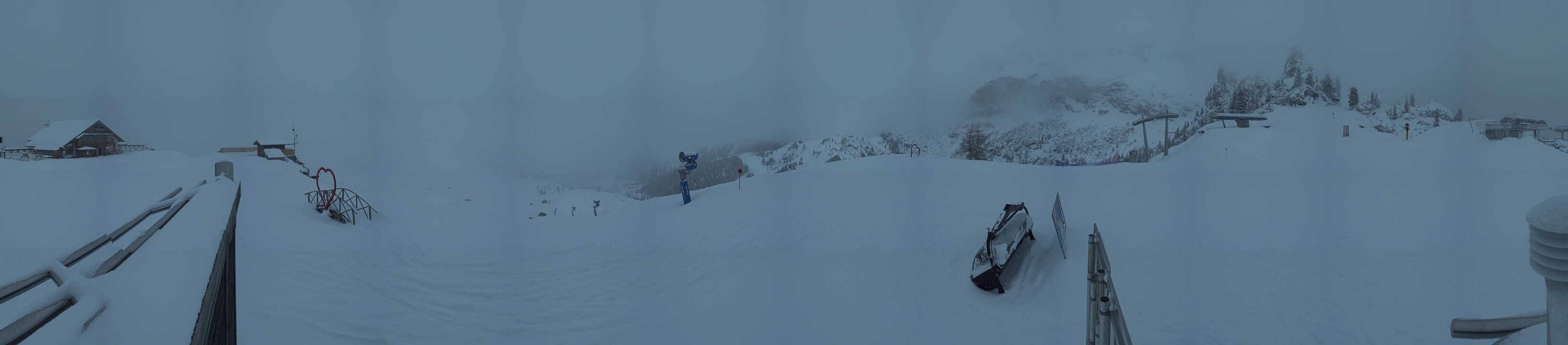 Archiv Foto Webcam Arabba - Bergrestaurant am Monte Burz