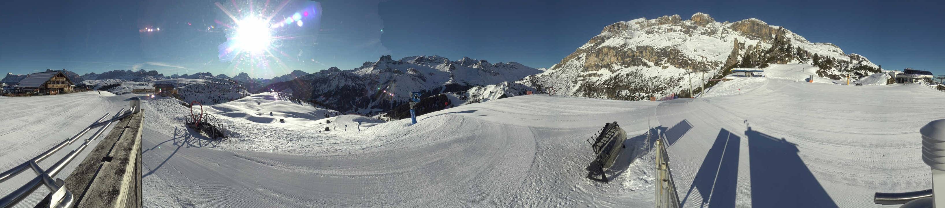 Archiv Foto Webcam Arabba - Bergrestaurant am Monte Burz