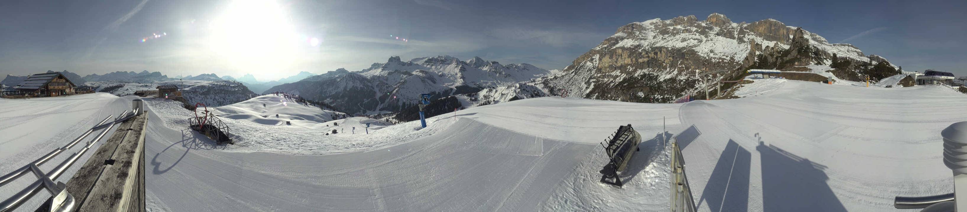 Archiv Foto Webcam Arabba - Bergrestaurant am Monte Burz