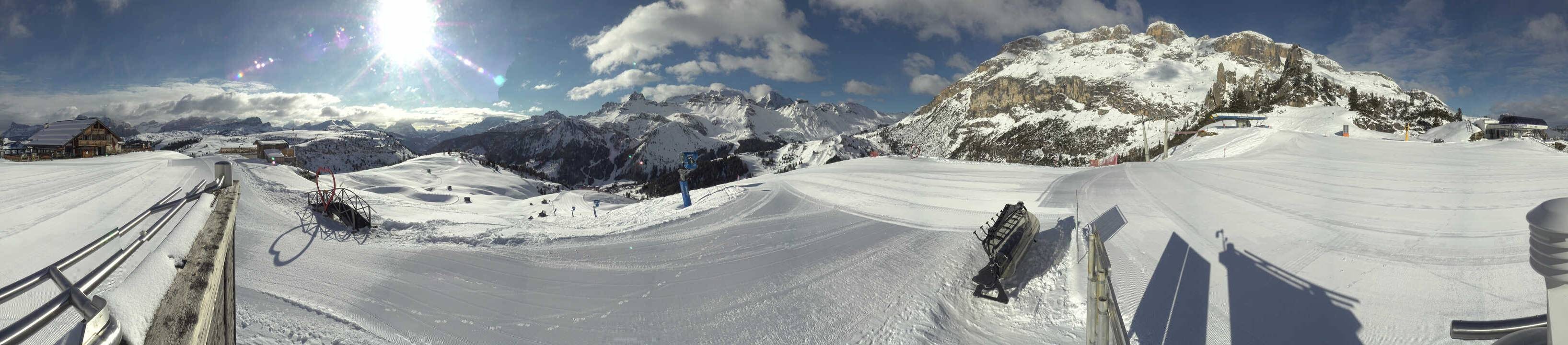 Archiv Foto Webcam Arabba - Bergrestaurant am Monte Burz