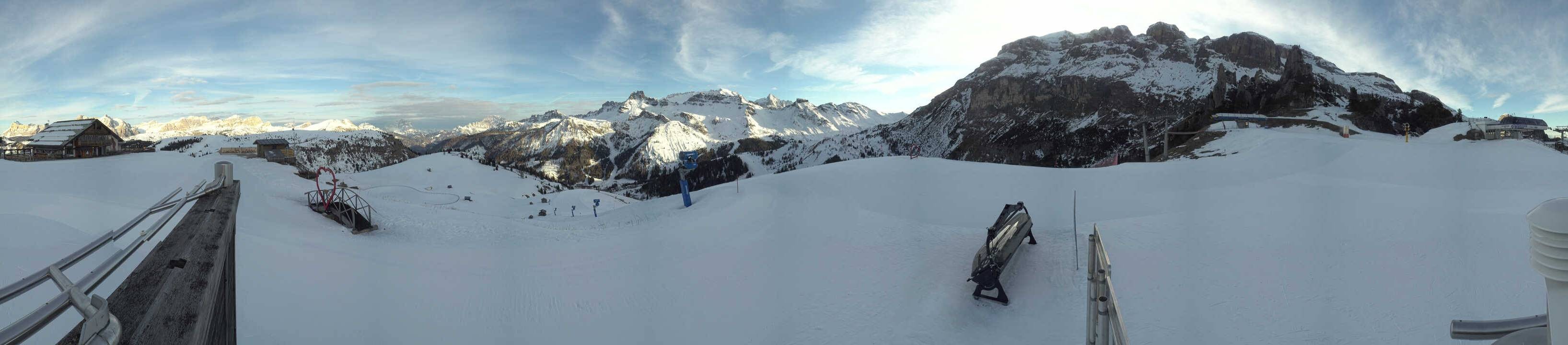 Archiv Foto Webcam Arabba - Bergrestaurant am Monte Burz