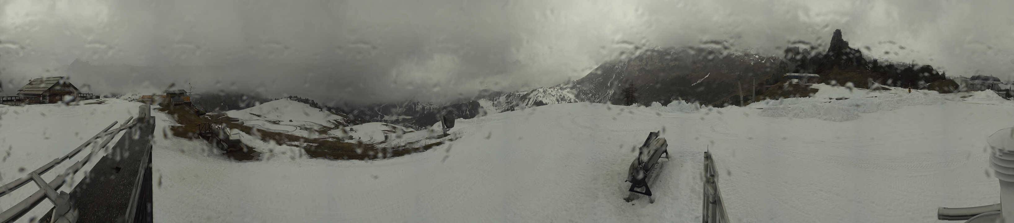 Archiv Foto Webcam Arabba - Bergrestaurant am Monte Burz