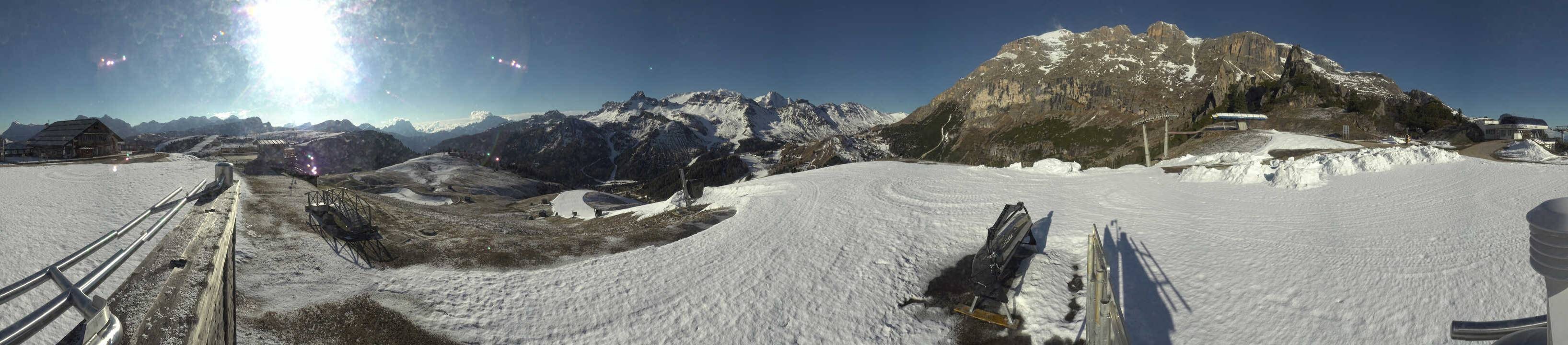 Archiv Foto Webcam Arabba - Bergrestaurant am Monte Burz