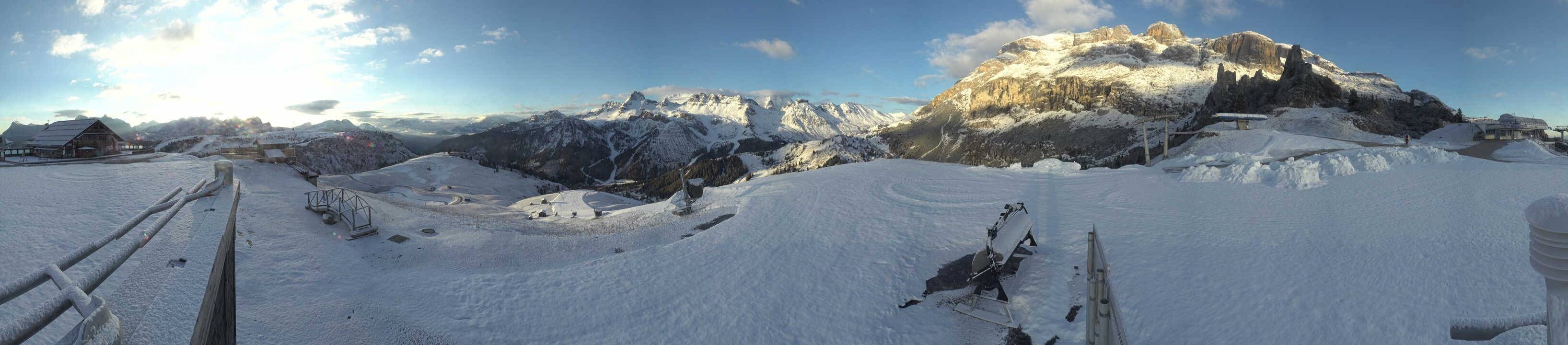 Archiv Foto Webcam Arabba - Bergrestaurant am Monte Burz