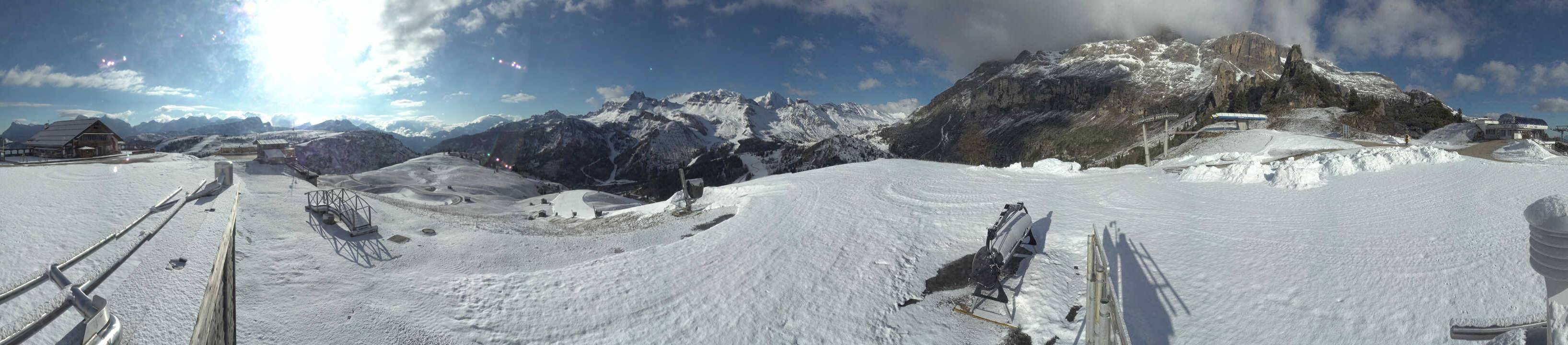 Archiv Foto Webcam Arabba - Bergrestaurant am Monte Burz