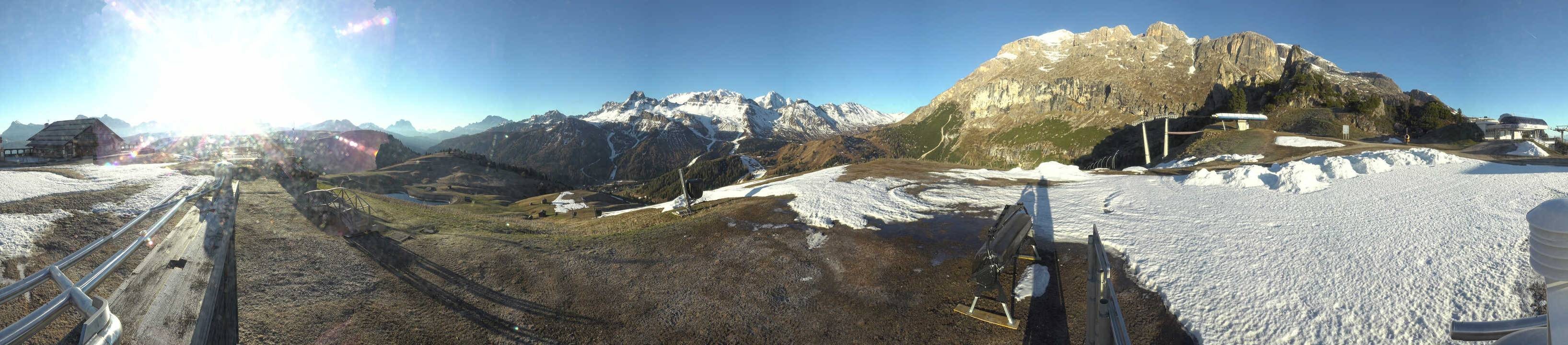 Archived image Webcam Arabba - Rifugio Burz