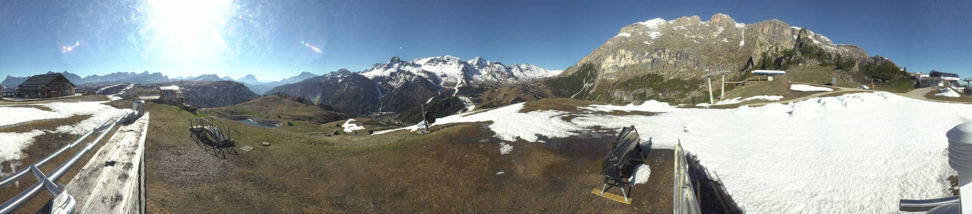 Archived image Webcam Arabba - Rifugio Burz