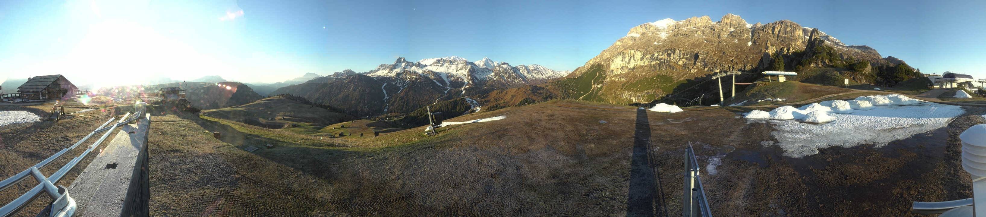 Archiv Foto Webcam Arabba - Bergrestaurant am Monte Burz