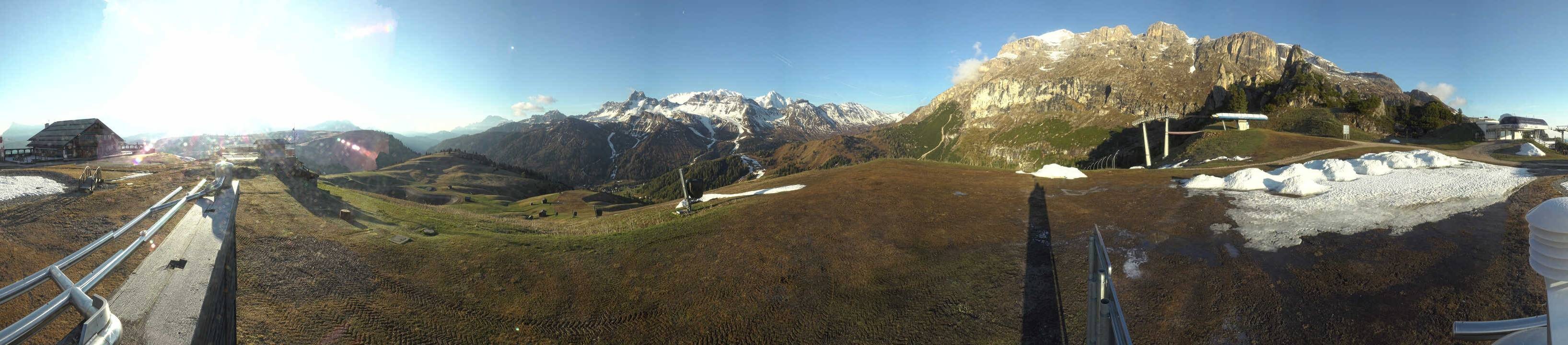 Archiv Foto Webcam Arabba - Bergrestaurant am Monte Burz