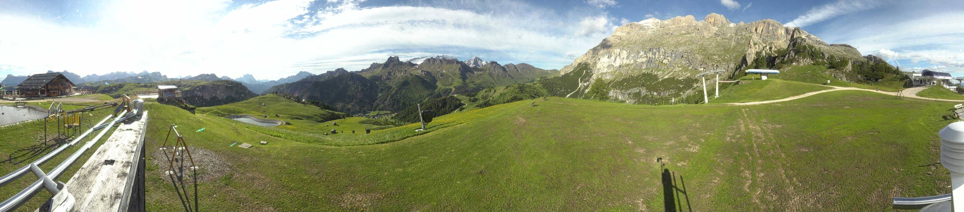 Archiv Foto Webcam Arabba - Bergrestaurant am Monte Burz
