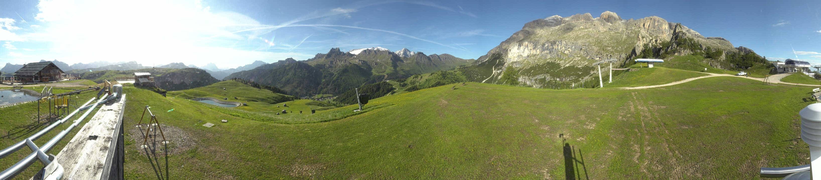 Archiv Foto Webcam Arabba - Bergrestaurant am Monte Burz