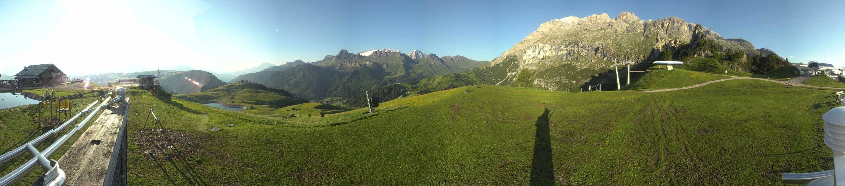Archiv Foto Webcam Arabba - Bergrestaurant am Monte Burz