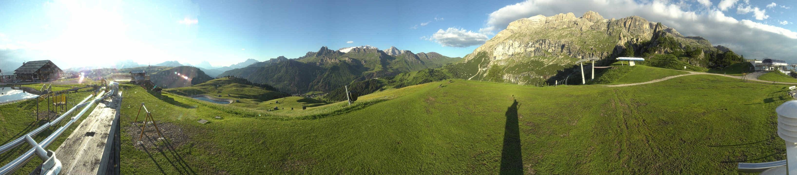 Archiv Foto Webcam Arabba - Bergrestaurant am Monte Burz