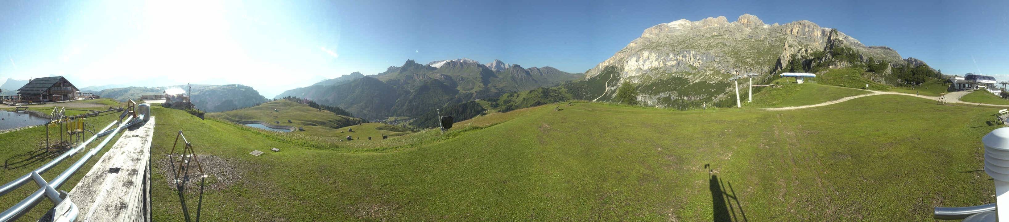 Archiv Foto Webcam Arabba - Bergrestaurant am Monte Burz
