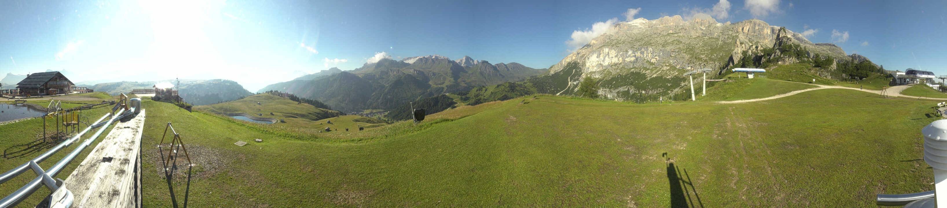 Archiv Foto Webcam Arabba - Bergrestaurant am Monte Burz