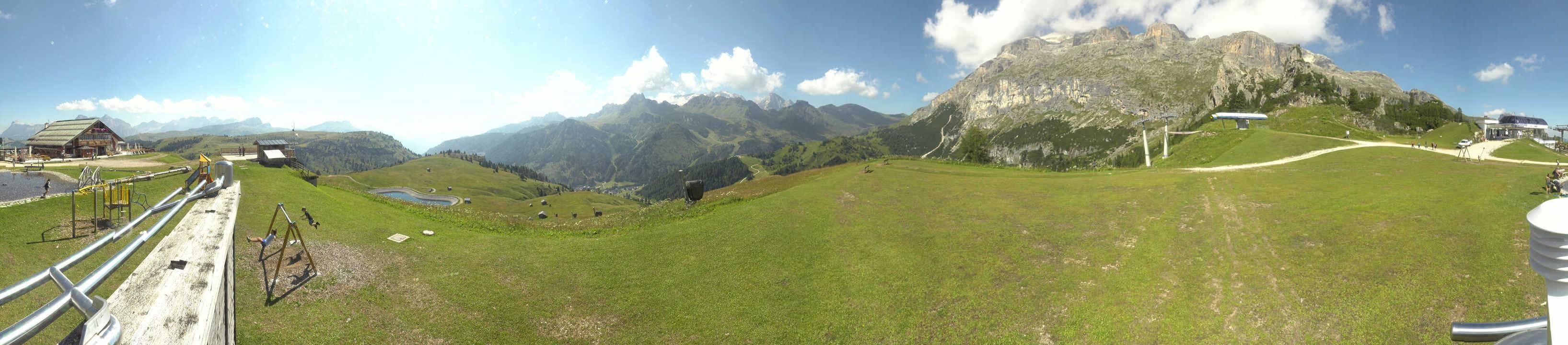 Archiv Foto Webcam Arabba - Bergrestaurant am Monte Burz