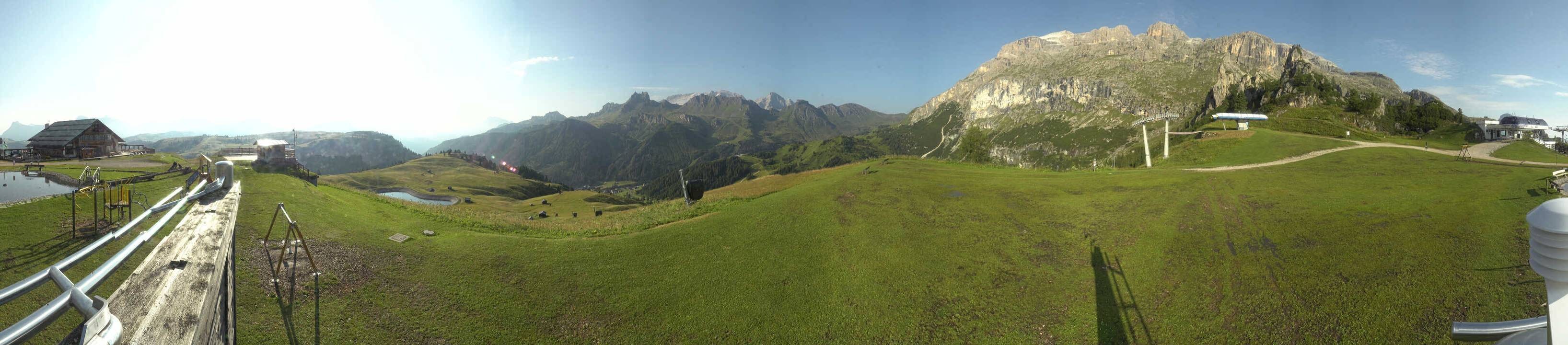 Archiv Foto Webcam Arabba - Bergrestaurant am Monte Burz