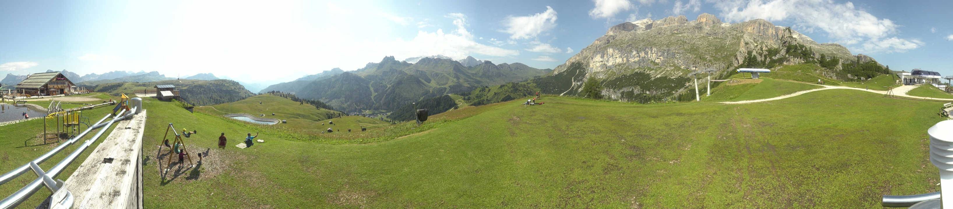 Archiv Foto Webcam Arabba - Bergrestaurant am Monte Burz