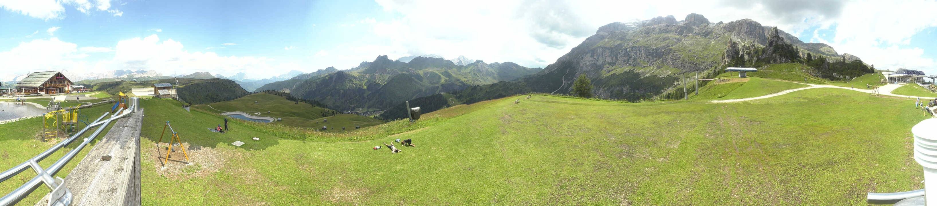 Archiv Foto Webcam Arabba - Bergrestaurant am Monte Burz
