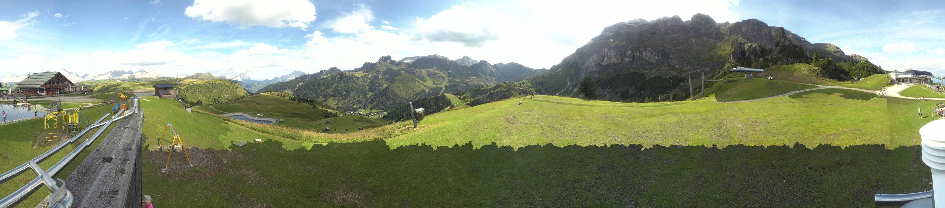 Archiv Foto Webcam Arabba - Bergrestaurant am Monte Burz