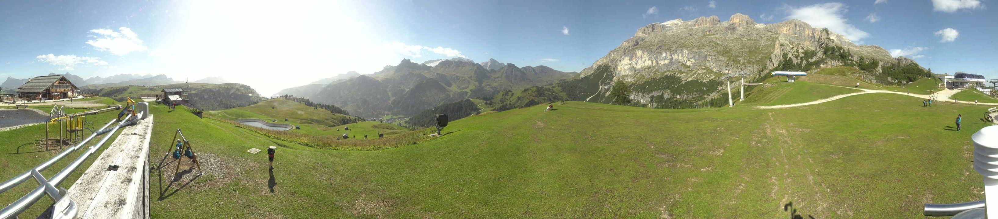 Archiv Foto Webcam Arabba - Bergrestaurant am Monte Burz