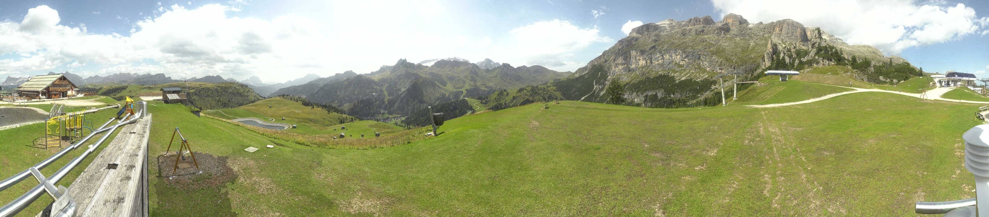 Archiv Foto Webcam Arabba - Bergrestaurant am Monte Burz