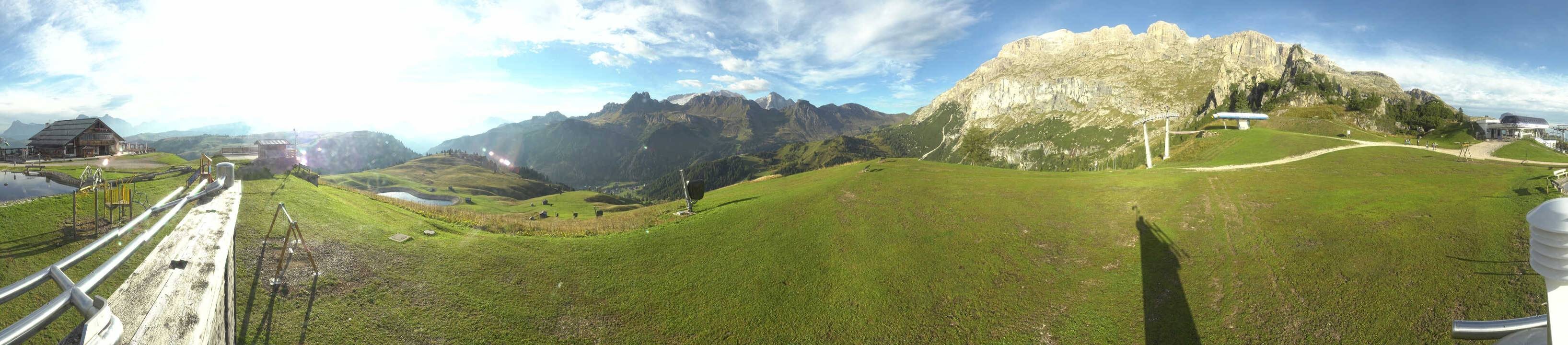 Archiv Foto Webcam Arabba - Bergrestaurant am Monte Burz