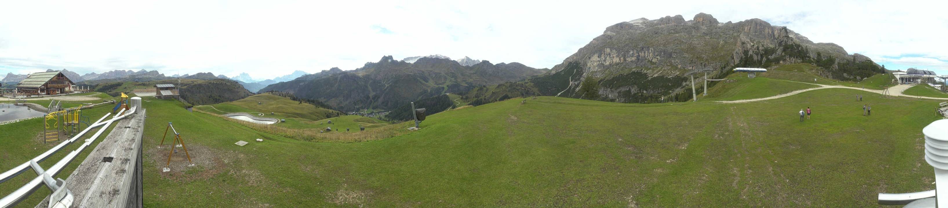 Archiv Foto Webcam Arabba - Bergrestaurant am Monte Burz