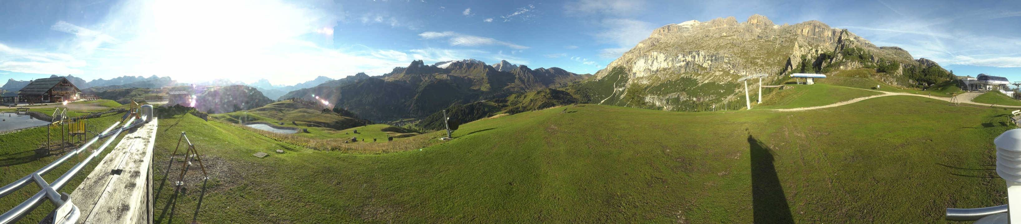 Archiv Foto Webcam Arabba - Bergrestaurant am Monte Burz