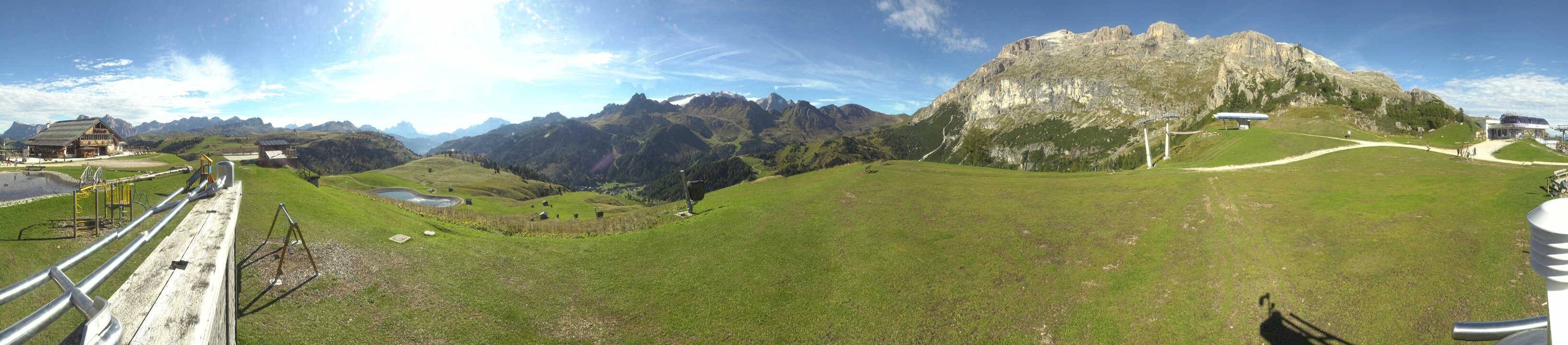 Archiv Foto Webcam Arabba - Bergrestaurant am Monte Burz