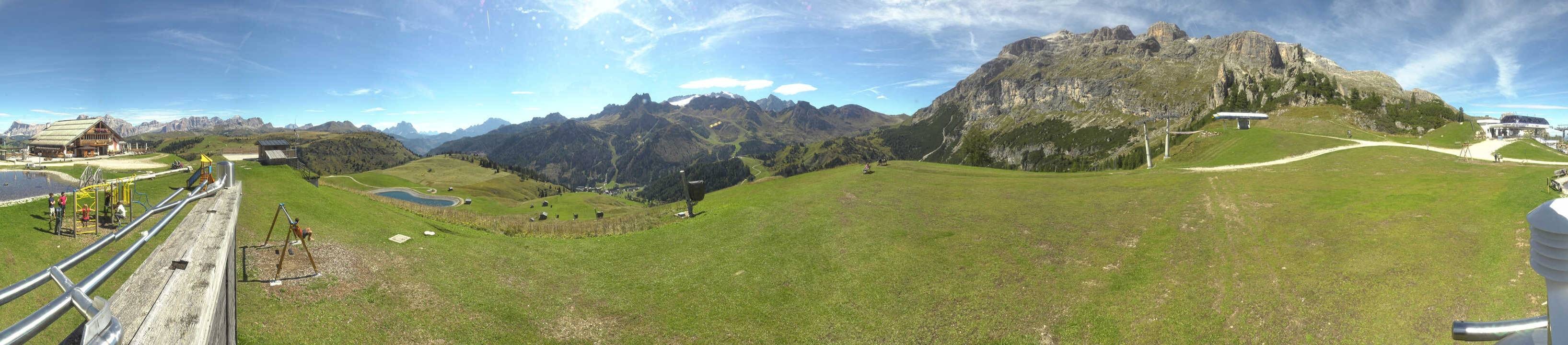 Archiv Foto Webcam Arabba - Bergrestaurant am Monte Burz