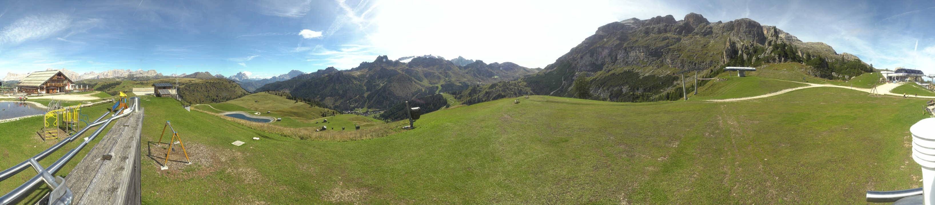 Archiv Foto Webcam Arabba - Bergrestaurant am Monte Burz