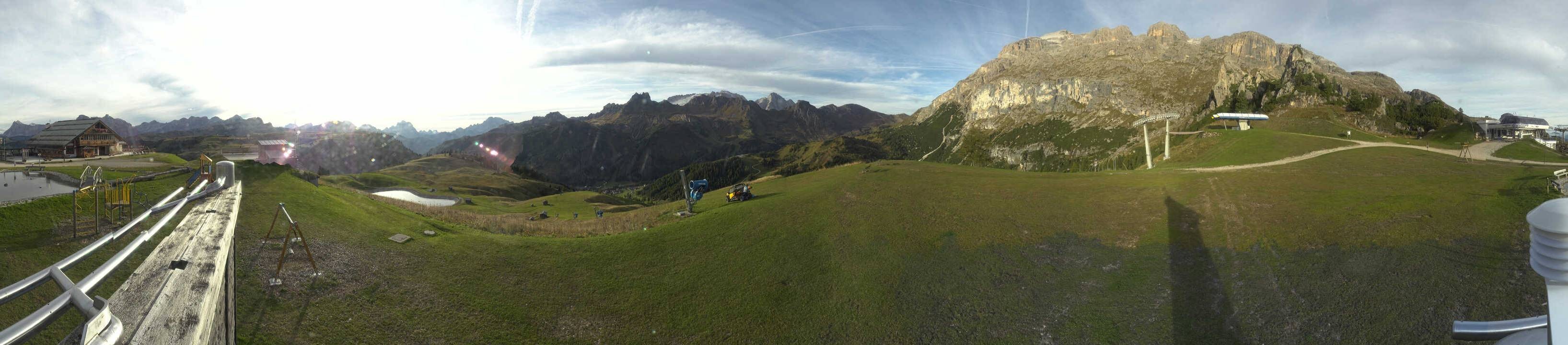 Archiv Foto Webcam Arabba - Bergrestaurant am Monte Burz