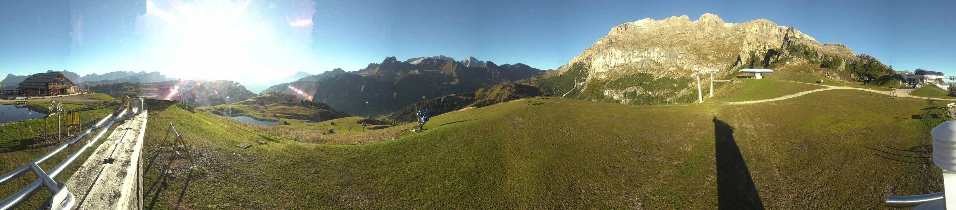 Archiv Foto Webcam Arabba - Bergrestaurant am Monte Burz