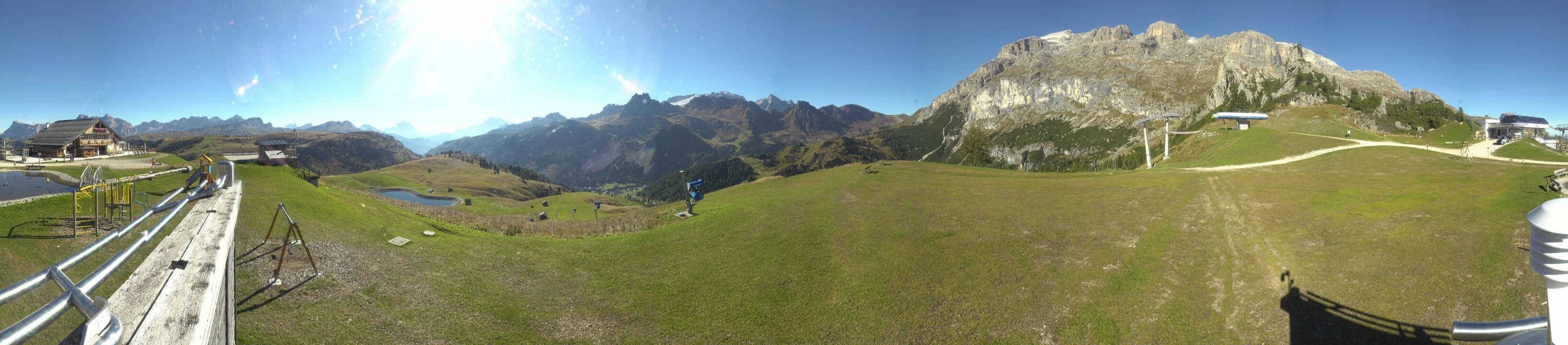 Archiv Foto Webcam Arabba - Bergrestaurant am Monte Burz