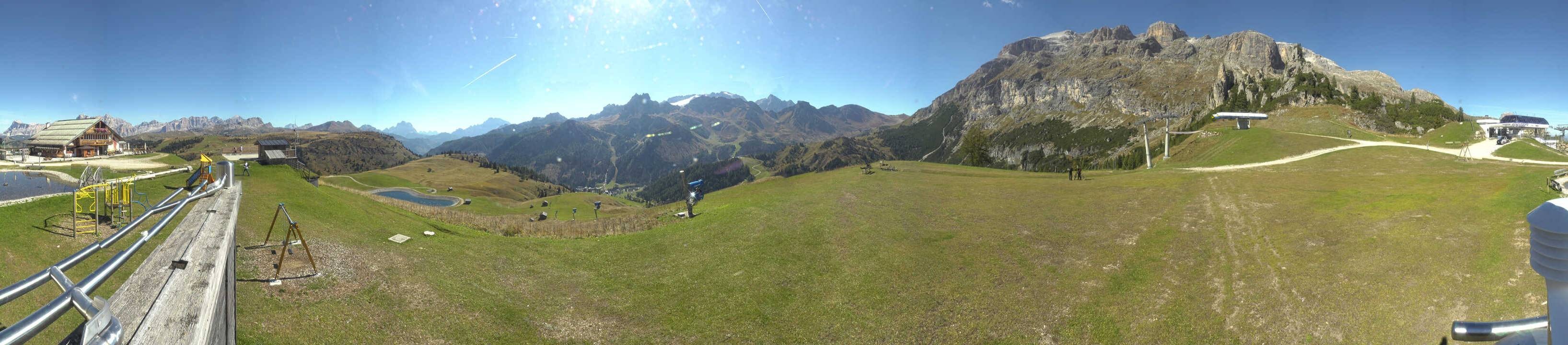 Archiv Foto Webcam Arabba - Bergrestaurant am Monte Burz