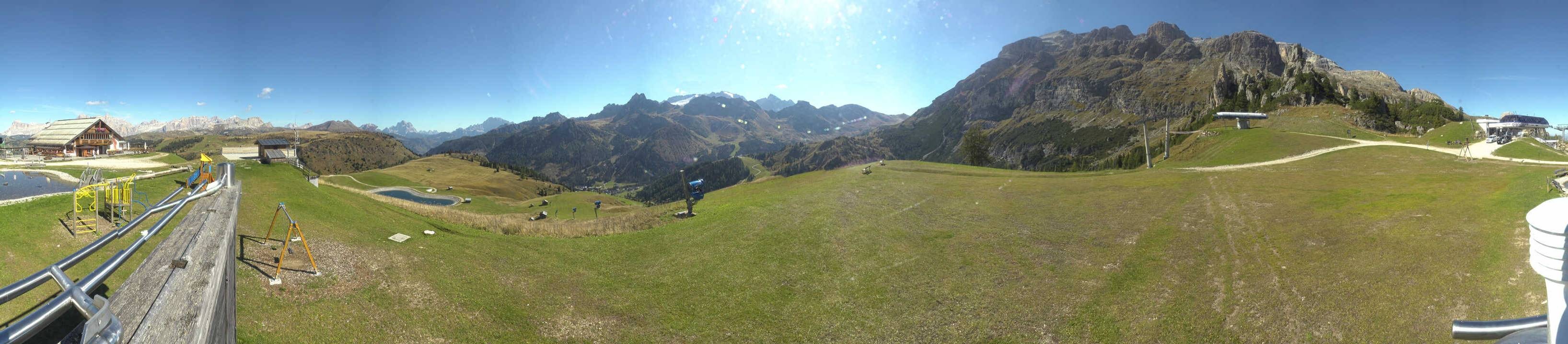 Archiv Foto Webcam Arabba - Bergrestaurant am Monte Burz