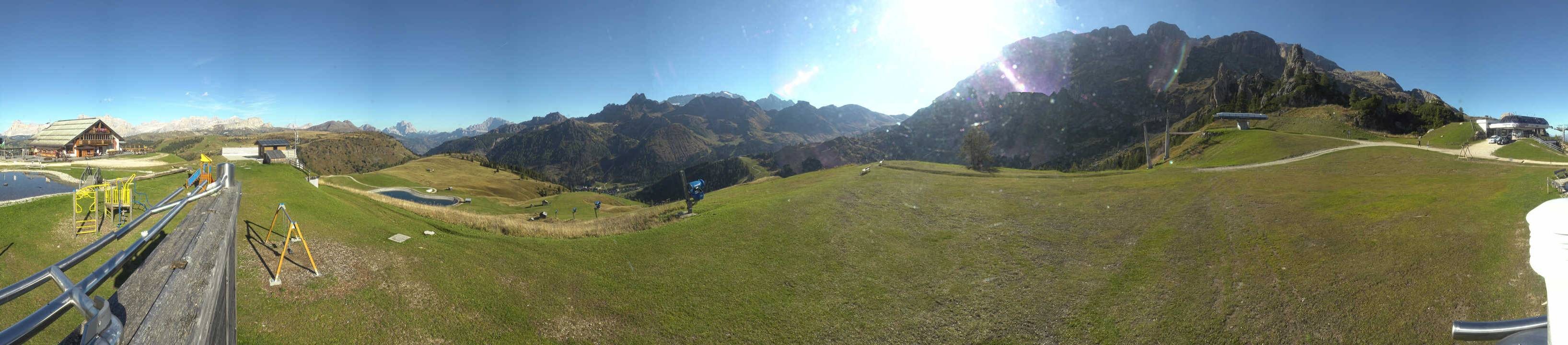 Archiv Foto Webcam Arabba - Bergrestaurant am Monte Burz