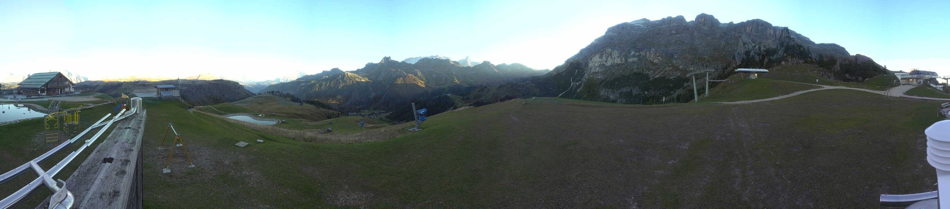 Archiv Foto Webcam Arabba - Bergrestaurant am Monte Burz