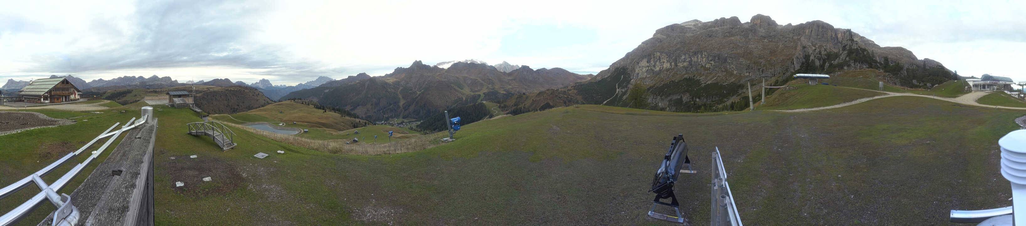 Archiv Foto Webcam Arabba - Bergrestaurant am Monte Burz