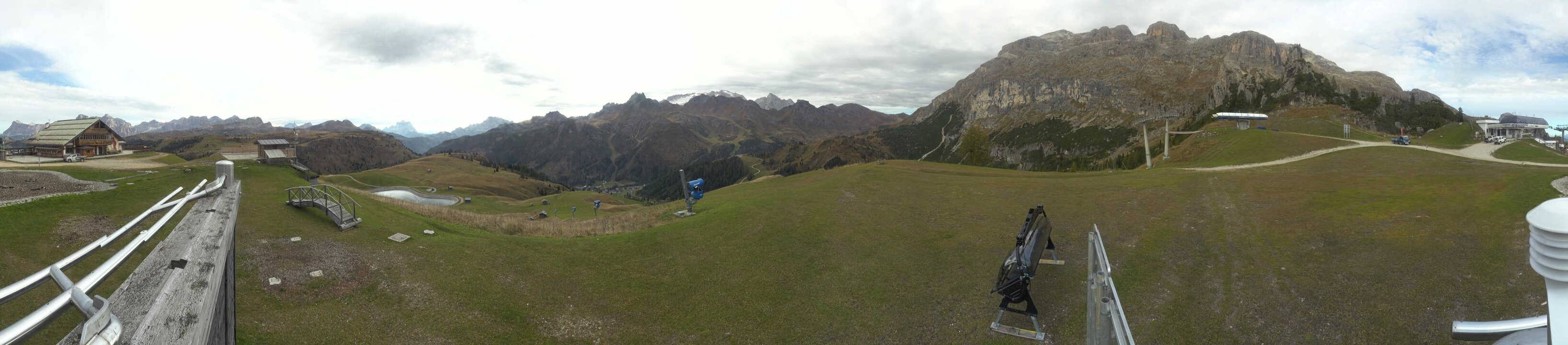 Archiv Foto Webcam Arabba - Bergrestaurant am Monte Burz