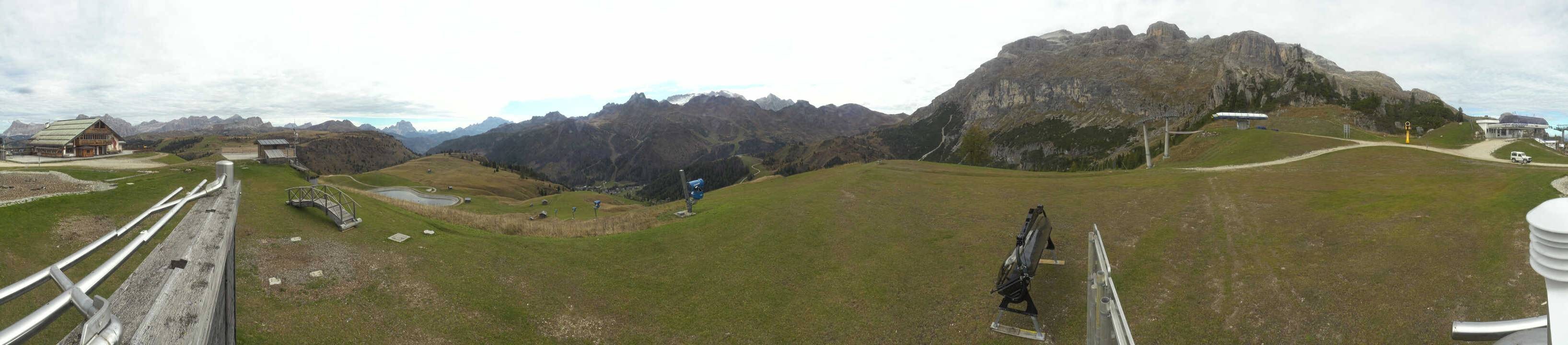 Archiv Foto Webcam Arabba - Bergrestaurant am Monte Burz