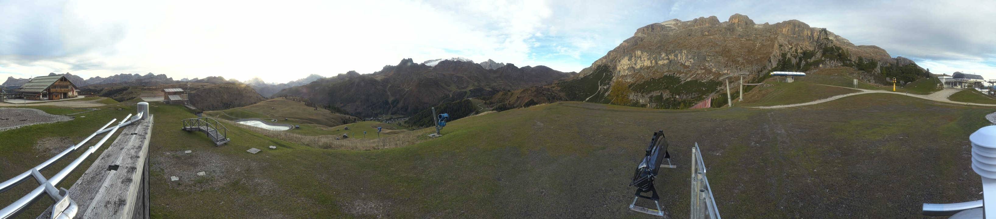 Archiv Foto Webcam Arabba - Bergrestaurant am Monte Burz