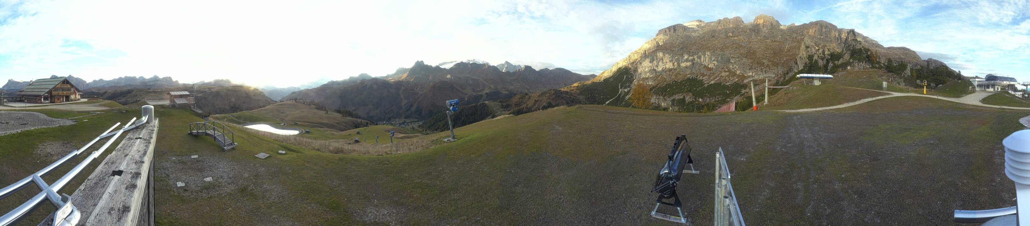 Archiv Foto Webcam Arabba - Bergrestaurant am Monte Burz