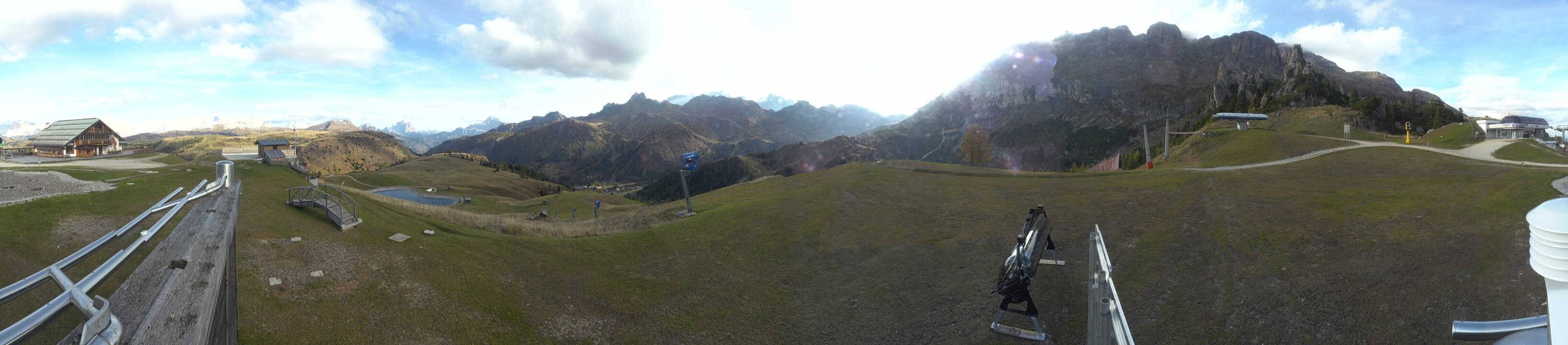 Archiv Foto Webcam Arabba - Bergrestaurant am Monte Burz