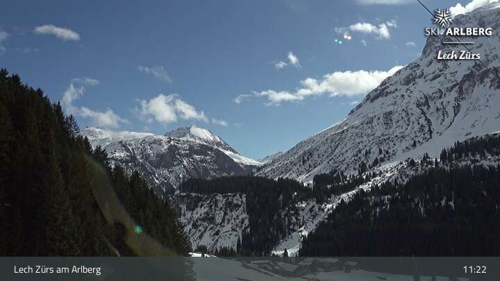 Archived image Webcam Lech Zürs (Arlberg) - Zug